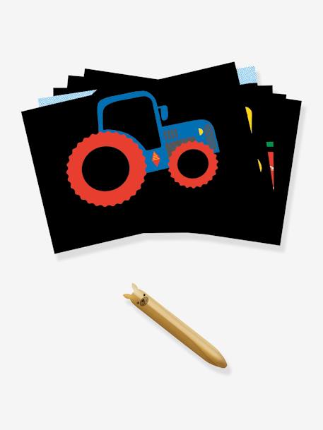 Cartes à gratter véhicules à découvrir bleu 4 - vertbaudet enfant 