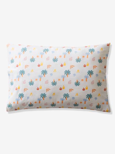 Parure housse de couette enfant et taie d'oreiller JURASSIC CAMP blanc imprimé 9 - vertbaudet enfant 