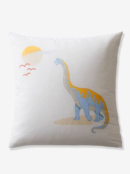 Parure housse de couette enfant et taie d'oreiller JURASSIC CAMP blanc imprimé 6 - vertbaudet enfant 