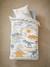 Parure housse de couette enfant et taie d'oreiller JURASSIC CAMP blanc imprimé 4 - vertbaudet enfant 