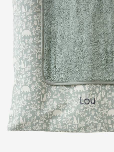 Matelas à langer et 2 tapis de change DANS LES BOIS vert sauge+vieux rose 5 - vertbaudet enfant 