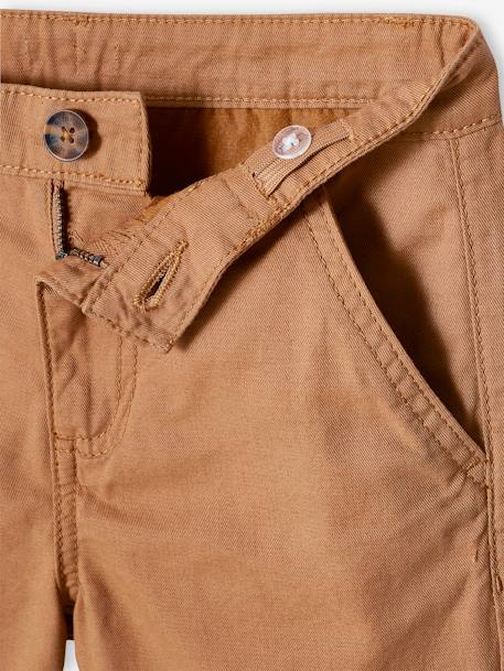 Bermuda chino garçon beige+BLEU+bleu grisé+rouge+sable+vert 2 - vertbaudet enfant 