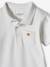 Lot de 2 bodies bébé naissance ouverture polo bleu ciel+écru 5 - vertbaudet enfant 