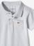 Lot de 2 bodies bébé naissance ouverture polo bleu ciel+écru 7 - vertbaudet enfant 