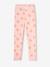 Legging imprimé en maille côtelée fille rose pâle+vert de gris 3 - vertbaudet enfant 