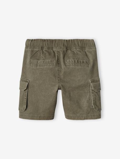 Short garçon battle facile à enfiler beige+kaki+marine 18 - vertbaudet enfant 