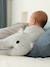 Pyjama bébé mixte velours animal personnalisable beige chiné+gris chiné 9 - vertbaudet enfant 