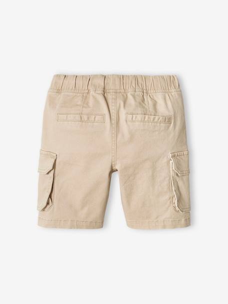 Short garçon battle facile à enfiler beige+kaki+marine 8 - vertbaudet enfant 