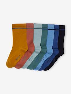 Garçon-Sous-vêtement-Chaussettes-Lot de 7 paires de chaussettes garçon BASICS