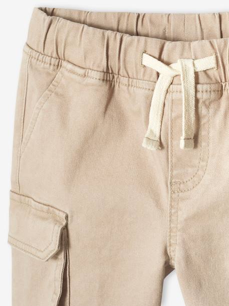 Short garçon battle facile à enfiler beige+kaki+marine 6 - vertbaudet enfant 