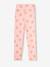 Legging imprimé en maille côtelée fille rose pâle+vert de gris 4 - vertbaudet enfant 