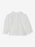 Blouse bébé broderie anglaise à volants blanc+bleu ciel+rose bonbon 5 - vertbaudet enfant 