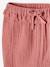 Pantalon bébé fille en gaze de coton écru+vert de gris+vieux rose 10 - vertbaudet enfant 