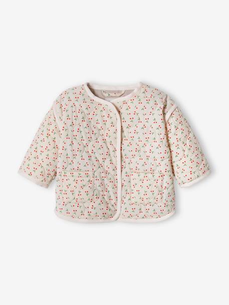 Veste matelassée bébé bleu pâle+rose pâle 9 - vertbaudet enfant 