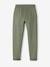 Pantalon garçon jogger en molleton encre+noir imprimé+vert sauge 8 - vertbaudet enfant 
