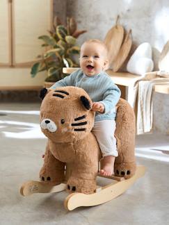 Idées cadeaux bébés et enfants-Jouet-Premier âge-Tigre à bascule bébé en bois FSC®