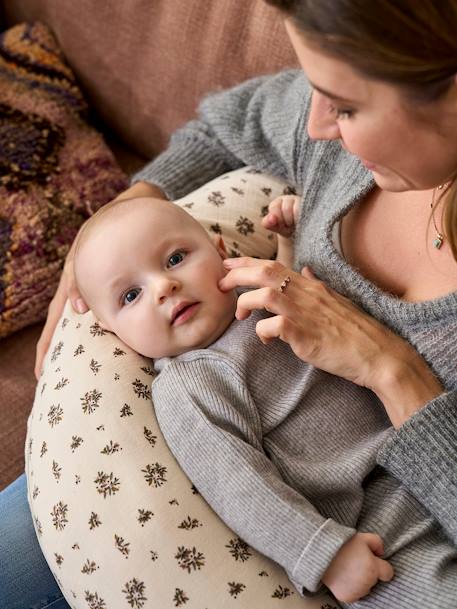 Housse pour coussin d'allaitement Hygge+imprimé fleuri 8 - vertbaudet enfant 