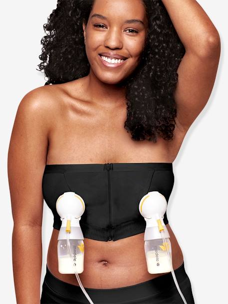 Bustier d'expression Hands-free pour lait maternel noir 1 - vertbaudet enfant 