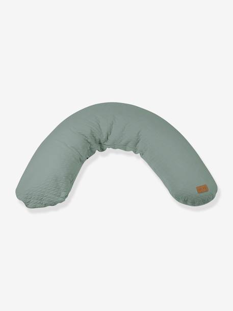 Coussin de maternité et d'allaitement Big Flopsy Brique+cacao+Gris chiné+Lin+marron imprimé+vert 17 - vertbaudet enfant 