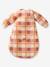 Combinaison de transport en sherpa CARREAUX rose / écru 1 - vertbaudet enfant 