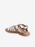 Sandales multi-brides cuir enfant collection maternelle lilas 4 - vertbaudet enfant 
