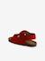 Sandales scratchées en cuir bébé garçon marron+rouge 8 - vertbaudet enfant 