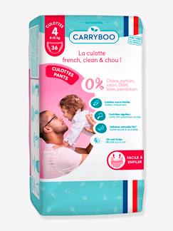 Puériculture-Toilette de bébé-Couches et lingettes-36 culottes écologiques T4 (8-15 kg) CARRYBOO