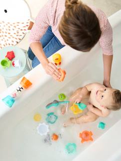 cadeaux-anniversaire-Jouet-Premier âge-Jouets de bain-Coffret de bain 17 pièces INFANTINO