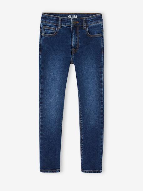 Jean garçon slim stone 10 - vertbaudet enfant 