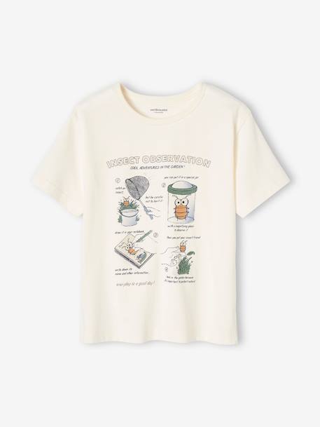 T-shirt motifs insectes garçon blanc 1 - vertbaudet enfant 