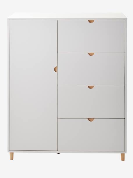 Commode penderie haute SMILE blanc 5 - vertbaudet enfant 