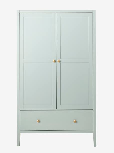 Armoire 2 portes PARISIENNE vert de gris 6 - vertbaudet enfant 