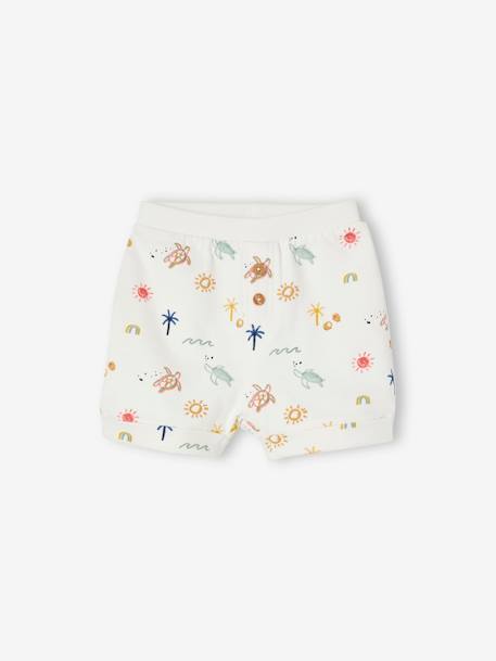 Lot de 2 shorts en molleton bébé bleu roi+vert d'eau 2 - vertbaudet enfant 