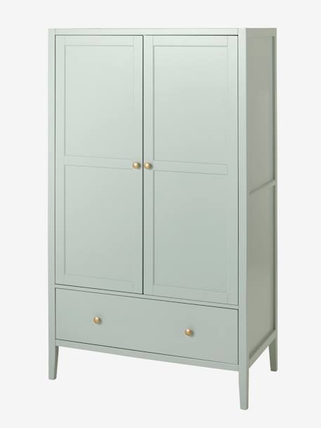 Armoire 2 portes PARISIENNE vert de gris 4 - vertbaudet enfant 