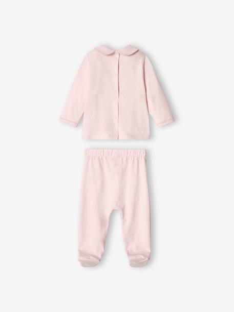 Lot de 2 pyjamas en jersey bébé fille lilas poudré 4 - vertbaudet enfant 