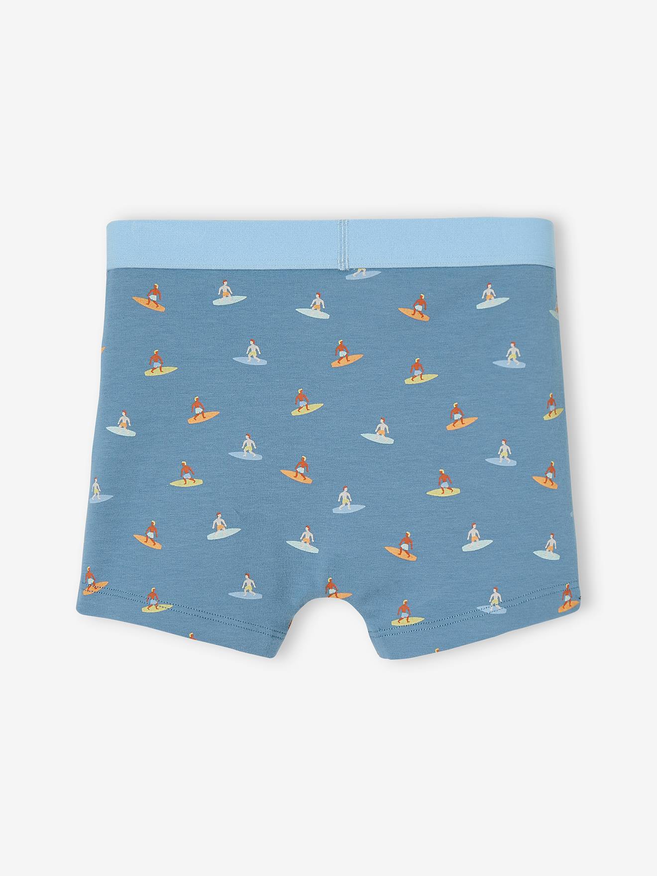 Ensemble De Bain Garçon VERTBAUDET - Boxer De Bain + Bonnet Assorti, 85% Polyamide 15% élasthanne - Pour Piscine, Plage, Vacances - 6