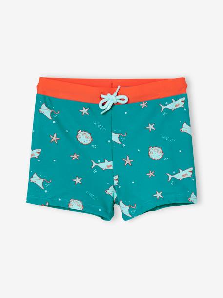 Garçon-Maillot de bain-Boxer de bain imprimé mer garçon