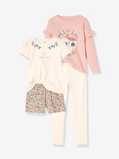 Fille-Pyjama, surpyjama-Lot pyjama + pyjashort bohème fille