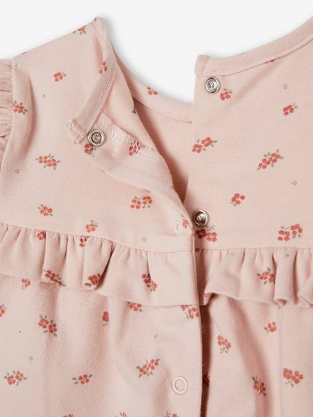 Ensemble bébé 3 pièces : robe + legging + bandeau rose poudré 7 - vertbaudet enfant 