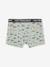 Lot de 3 boxers stretch 'tractopelle' garçon vert sauge 2 - vertbaudet enfant 