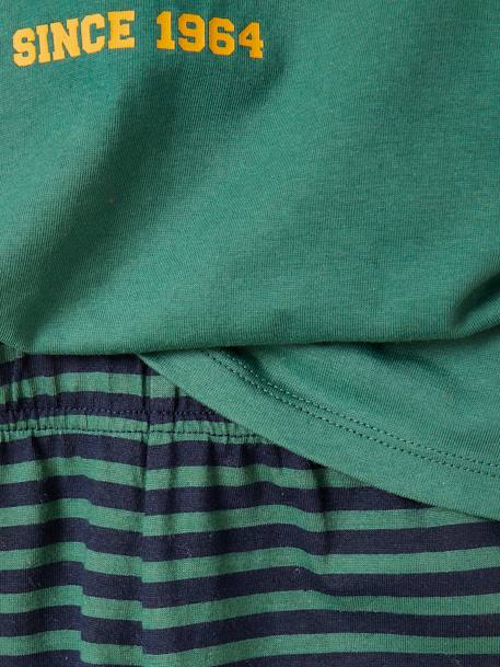 Pyjama 'tigre' 3 pièces garçon vert 9 - vertbaudet enfant 