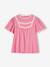 T-shirt blouse fille détails jour échelle rose bonbon 1 - vertbaudet enfant 