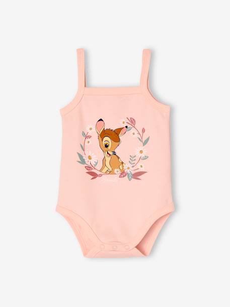 Lot de 2 bodies bébé fille Disney® Bambi vieux rose 2 - vertbaudet enfant 