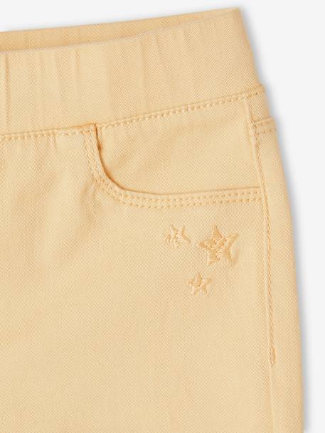 Tregging couleur fille abricot poudré+jaune pâle+mauve 10 - vertbaudet enfant 