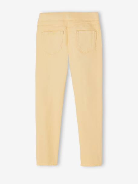 Tregging couleur fille abricot poudré+jaune pâle+mauve 9 - vertbaudet enfant 