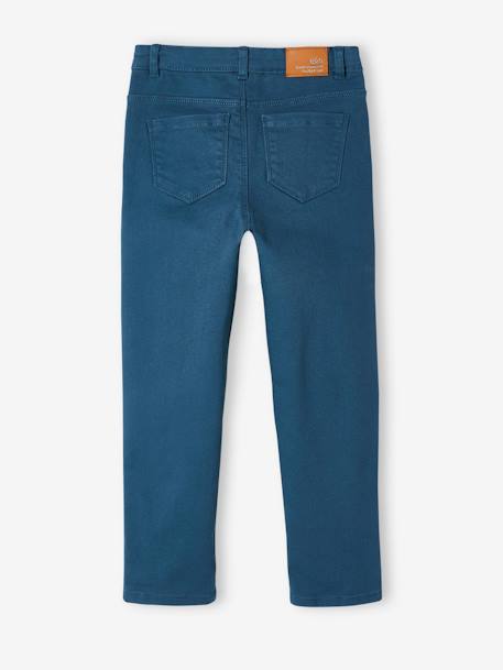 Pantalon fille mom MorphologiK fin écru+encre+pêche+rose poudré 10 - vertbaudet enfant 