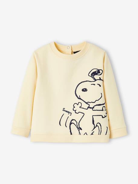 Sweat bébé garçon Snoopy Peanuts® beige 1 - vertbaudet enfant 