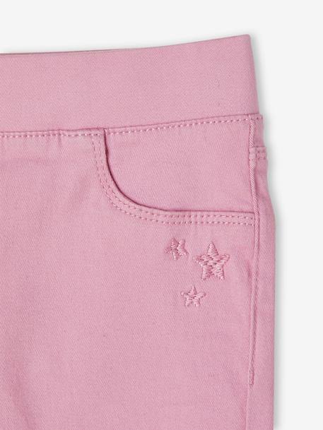 Tregging couleur fille abricot poudré+jaune pâle+mauve 15 - vertbaudet enfant 
