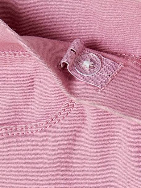 Tregging couleur fille abricot poudré+jaune pâle+mauve 16 - vertbaudet enfant 