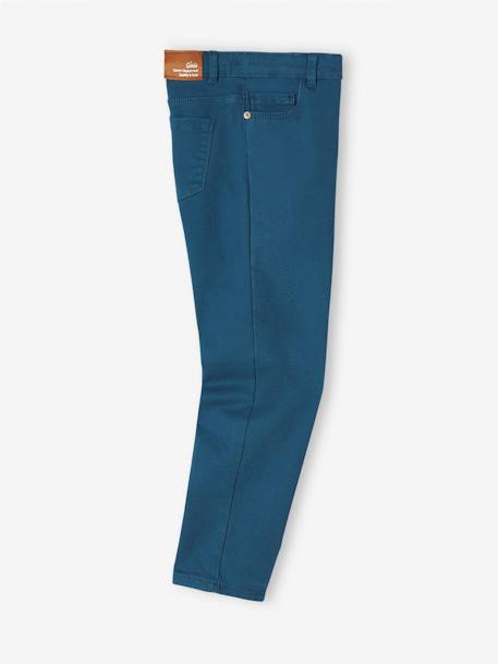 Pantalon fille mom MorphologiK fin écru+encre+pêche+rose poudré 9 - vertbaudet enfant 
